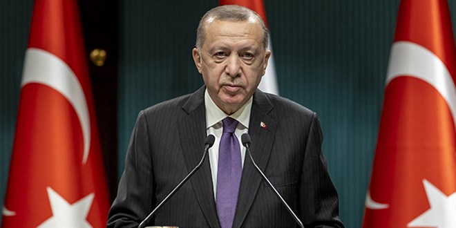 Cumhurbaşkanı Erdoğan'dan taziye mesajı