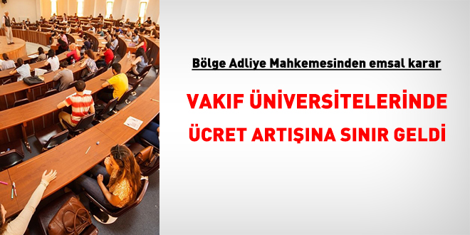Vakıf Üniversitelerinde Ücret Artışına Sınır Geldi mi? Mahkemeden Emsal Karar