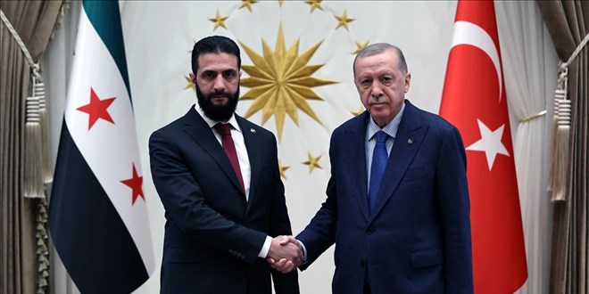 Erdoğan, Suriye Cumhurbaşkanı Şara ile telefonda görüştü