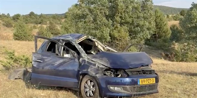 Kastamonu'da otomobil şarampole yuvarlandı: 1 ölü