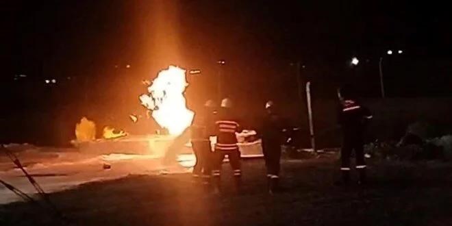 Petrol kuyusunda çıkan yangında bir işçi hayatını kaybetti