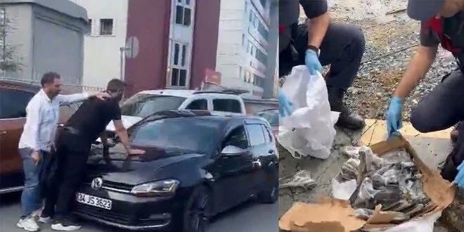 Oyuncak poşetinden cephanelik çıktı!
