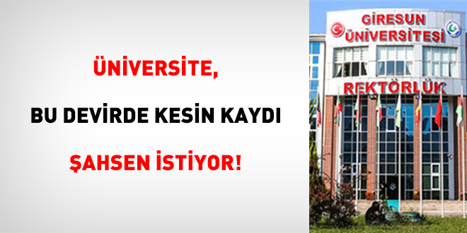 Üniversite, Bu Devirde Kesin Kaydı Şahsen İstiyor!