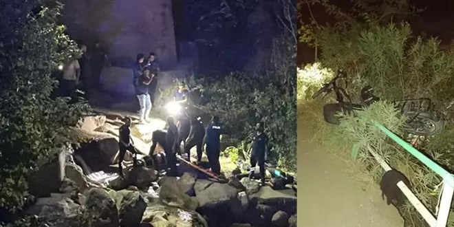 Osmaniye'de elektrikli bisiklet köprüden düştü: 1 ölü, 1 yaralı