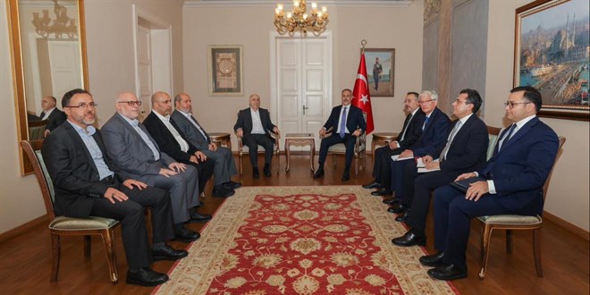 Bakan Fidan, Hamas heyetiyle görüştü