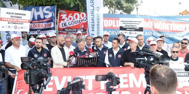 Memur Sendikalarının Toplu Sözleşme Nöbeti 5. Gününde