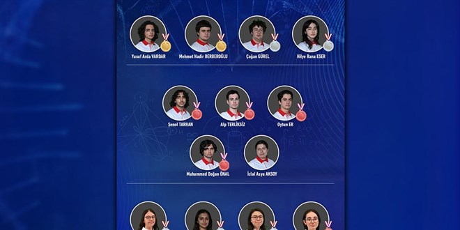 13 Türk öğrenciden gururlandıran başarı
