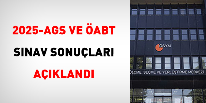 2025-AGS ve ÖABT Sınav Sonuçları Açıklandı