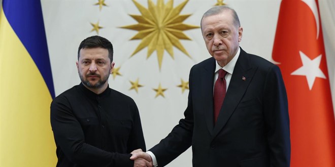 Cumhurbaşkanı Erdoğan Zelenski ile görüştü
