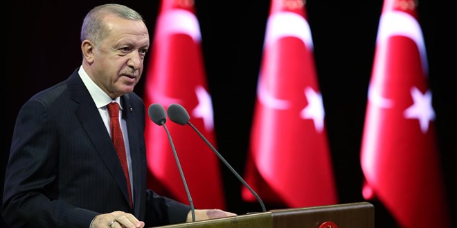 Cumhurbaşkanı Erdoğan'dan 30 Ağustos Zafer Bayramı mesajı
