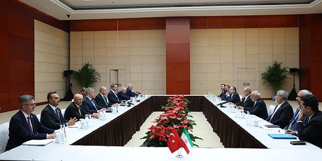 Erdoğan, İran Cumhurbaşkanı Pezeşkiyan ile görüştü