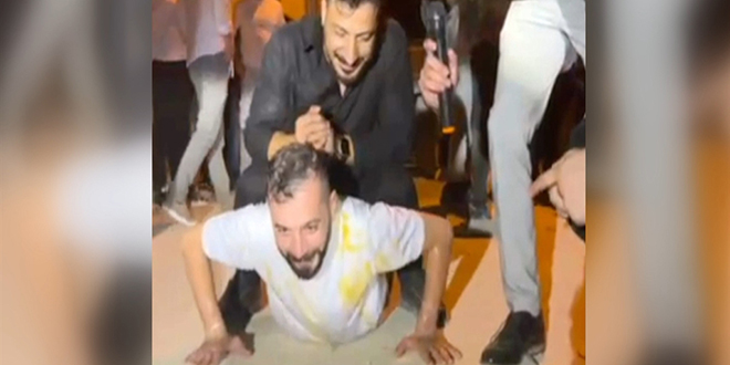 Düğün sonrası damada işkence gibi eğlence