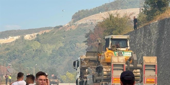 Düzce'deki orman yangını kısmen kontrol altına alındı