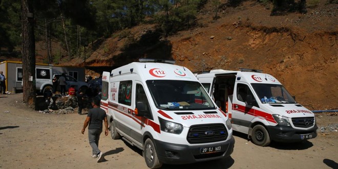 Denizli'de maden ocağında göçük: 2 işçiye ulaşılması için çalışmalar sürüyor