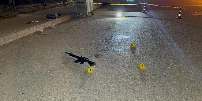 Sokak ortasında otomatik tüfekle infaz
