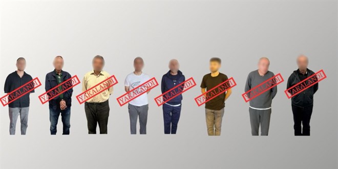 Kırmızı bültenle aranan 8 suçlu Türkiye'ye getirildi!