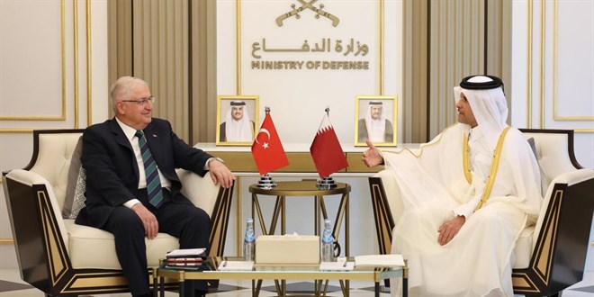 Milli Savunma Bakanı Güler, Katarlı mevkidaşı Al Sani ile görüştü