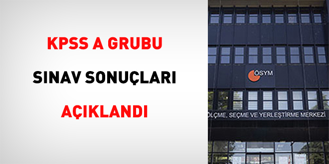 KPSS A Grubu Sınav Sonuçları Açıklandı