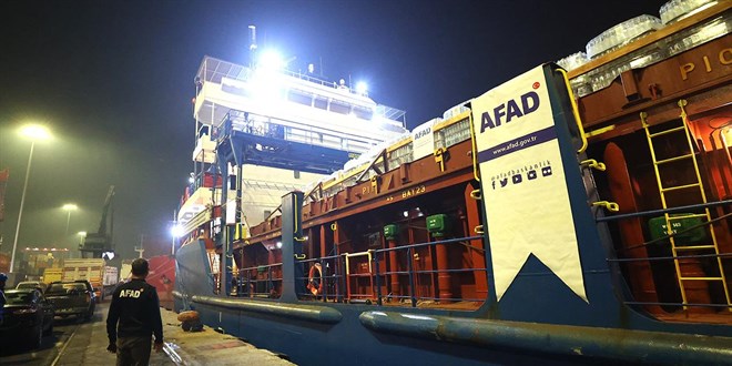 AFAD: 333 tır insani yardım Gazze'ye ulaştı