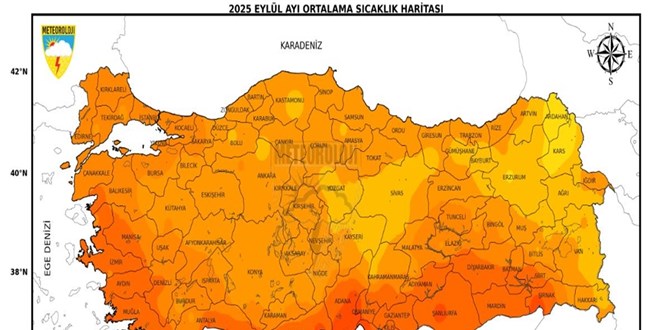 Son 55 yılın en sıcak 11'inci eylül ayı yaşandı