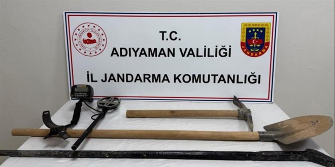 Adıyaman'da define avcılarına suçüstü