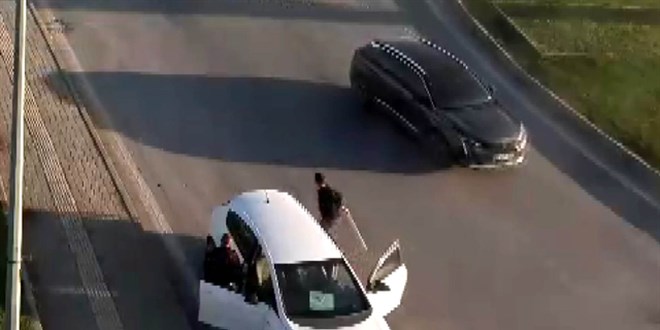 Polise sopayla saldıran sürücü tutuklandı