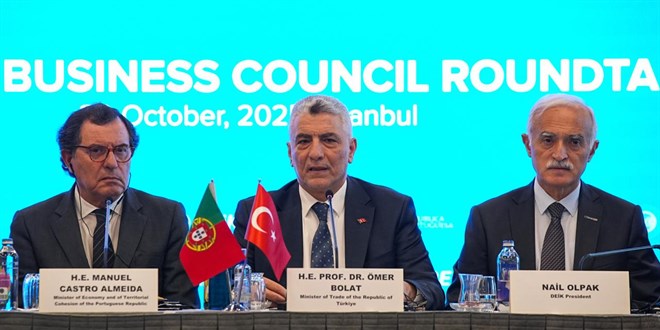 Bakan Bolat: Portekiz ile karşılıklı yatırımlar çok daha hızlı artacak