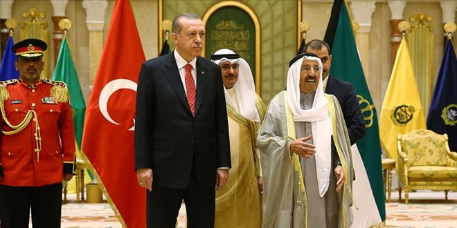Erdoğan, Kuveyt Emiri es-Sabah ile görüştü