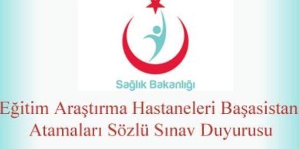 Başasistanlık sözlü sınav yerleri belli oldu
