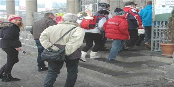 Erzurum'un havası Polonyalı turistleri üşüttü