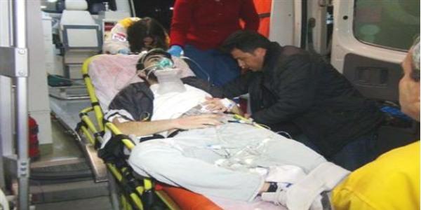 Kendini vuranların elinden kurtulup, ambulans istedi