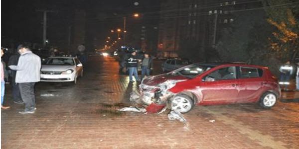 Kzltepe'de trafik kazas