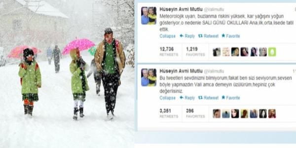 Tatil müjdesi 'Vali Amca'dan