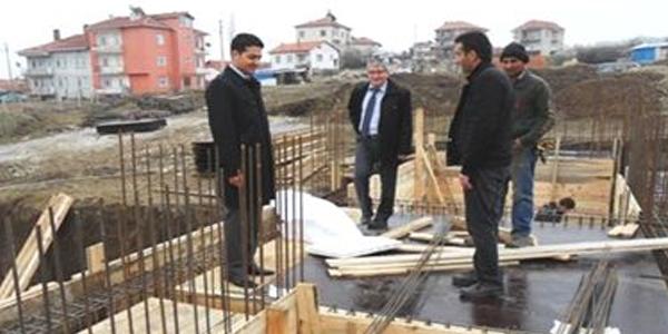 Kaymakam Sayın Öğrenci Yurdu inşaatını inceledi