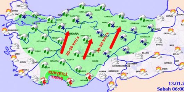 Yeni haftada havalar nasıl olacak? - Haritalı