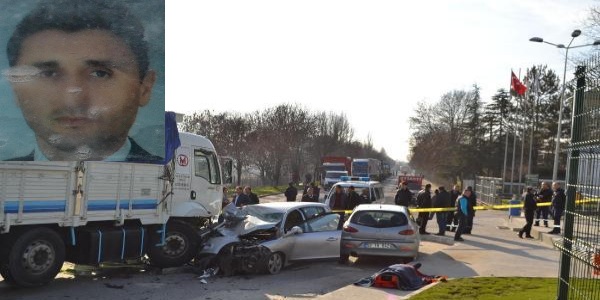 Otomobiliyle park halinde araçlara çarpan sara hastası genel müdür öldü