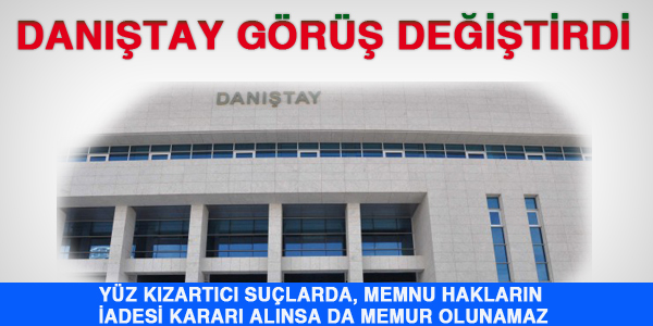 Yüz kızartıcı suç işleyen, memur olabilir mi?