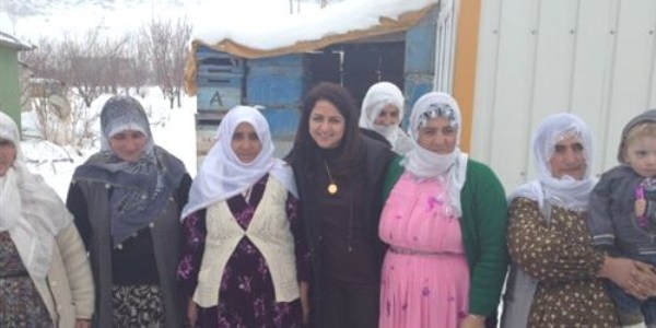 Van Milletvekili Gülşen Orhan, köy ziyaretlerini sürdürüyor