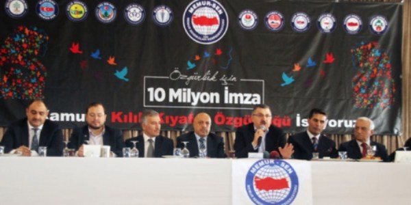 Erdoğan: Memur-Sen, kılık kıyafet için Mahkemeye gitsin