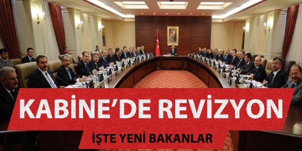 Kabine'de revizyon... İşte yeni Bakanlar