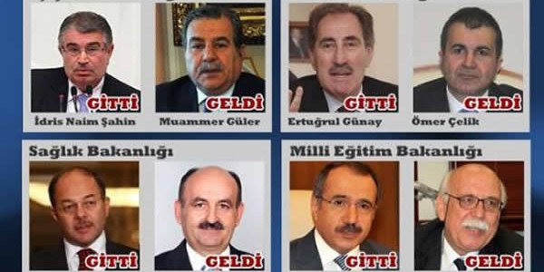 Kabine'deki 4 Bakan neden gitti