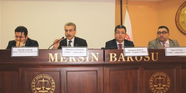 Mersin'de 'yargnn siyasallamas' paneli