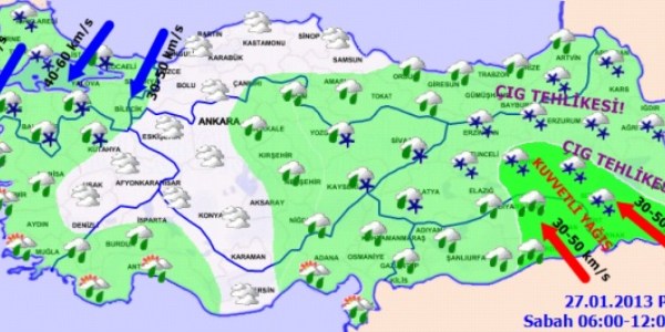 Havalar nasıl olacak?-HARİTALI