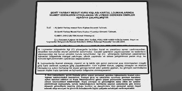 28 Şubat ruhu Kartal jandarma lojmanlarında