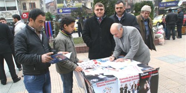 Devrek Memur-Sen Konfederasyonu'ndan basın açıklaması
