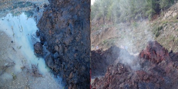 Esrarengiz atık köye korku saldı