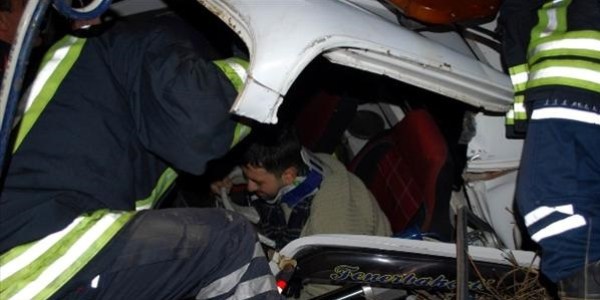 Salihli'de trafik kazası: 1 yaralı