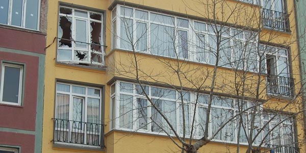 Otel odasında patlama