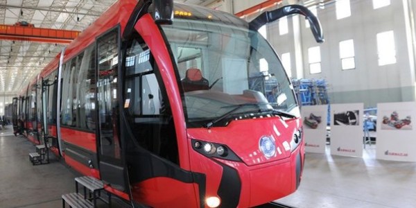 İlk yerli tramvay İpek Böceği ile test sürüşü