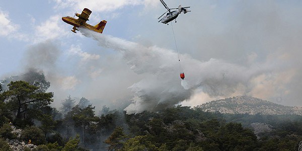 Orman yangınlarıyla mücadelede dünyada en başarılı ülkesiyiz